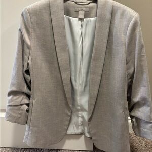 Women’s H&M Tan Linen Blazer